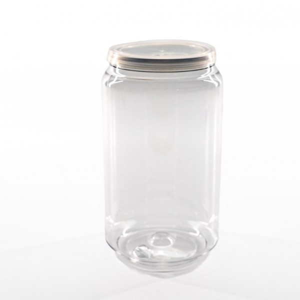 Couvercle transparent refermable anti-fuite pour canettes PET ouvertes (x 100) Couvercle transparent refermable anti-fuite pour canettes PET ouvertes (x 100)