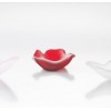 Cuillère dégustation en forme de pétale 7 x 5 cm couleur ROUGE 100%Chef  (x 6)