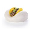 Assiette porcelaine 100% Chef, Dune Taco effet craquelé Ø 17 cm