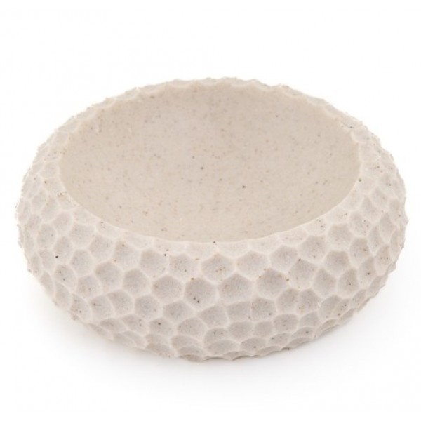 Bol en Nekon Ø 17 Ht 5 cm Nid d'abeille blanc 100%Chef (x 1)