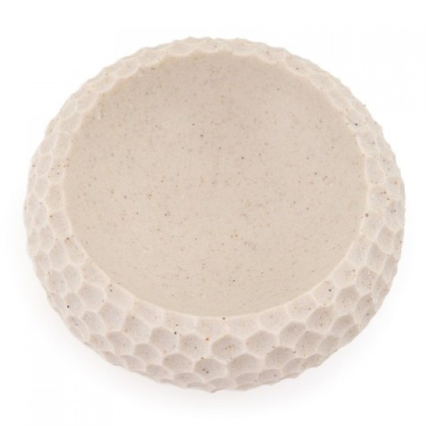 Bol en Nekon Ø 17 Ht 5 cm Nid d'abeille blanc 100%Chef (x 1)