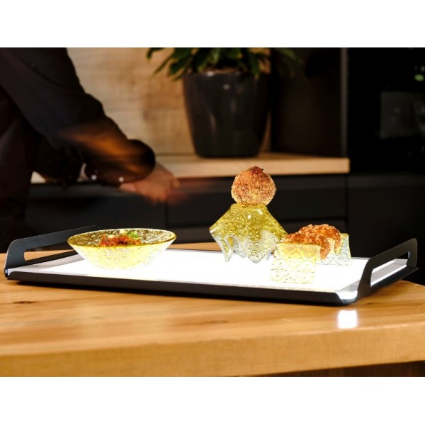 Plateau de service Les Essences avec base lumineuse GN 1/1 Comas 100%Chef
