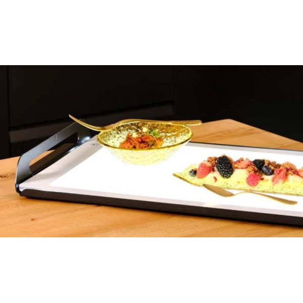 Plateau de service Les Essences avec base lumineuse GN 1/1 Comas 100%Chef