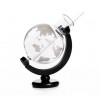 Verre  60 cl en forme de globe Atlas + support + paille, 100%Chef (x 1)