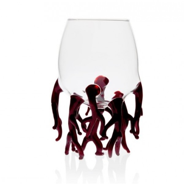 Verre  25 cl Corail rouge en borosilicate 100% Chef (x 1)