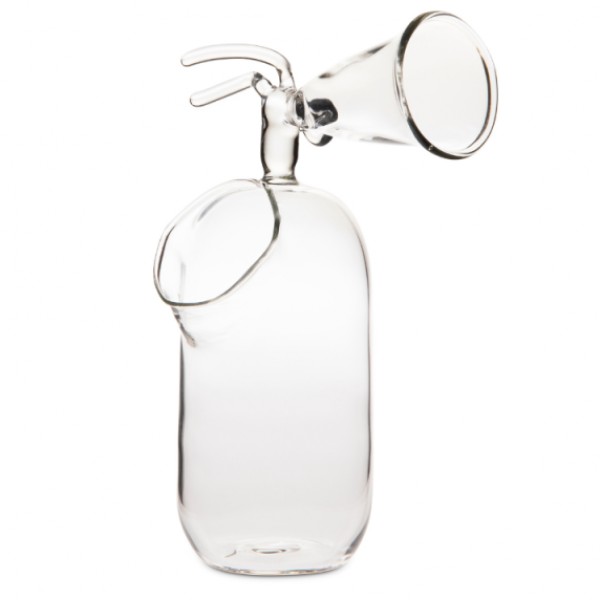 Verre  30 cl extincteur de soif avec paille par 100% Chef (x 1)