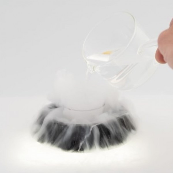 Verre  15 cl forme volcan avec base en marbre 100% Chef (x 1)