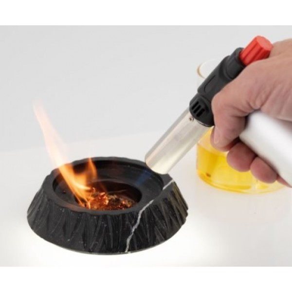 Verre  15 cl forme volcan avec base en marbre 100% Chef (x 1)