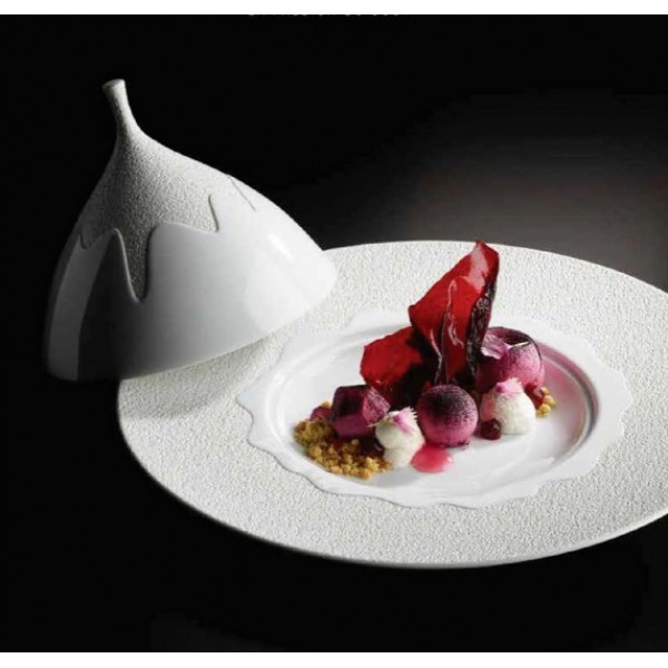 Assiette porcelaine Duetto In Situ Ø 32 cm Ø intérieur 16 cm (x 1)