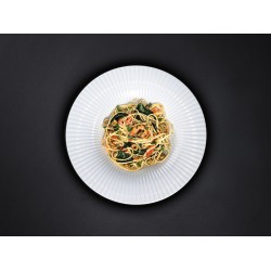 Assiette porcelaine Lumen blanche creuse Ø 30 cm 70 cl (x 6)