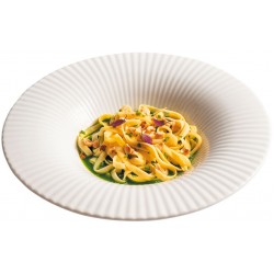 Assiette porcelaine Lumen blanche creuse Ø 30 cm 70 cl (x 6)