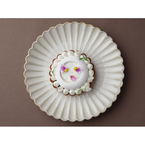 Assiette en grès Calix by In Situ Ø 27 cm (x 4)