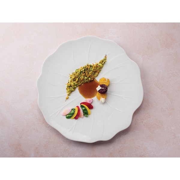 Assiette porcelaine Nervy plate Ø 29 cm (x 6)
