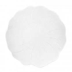 Assiette porcelaine Nervy plate Ø 29 cm (x 6)