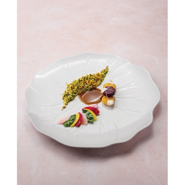 Assiette porcelaine Nervy plate Ø 29 cm (x 6)