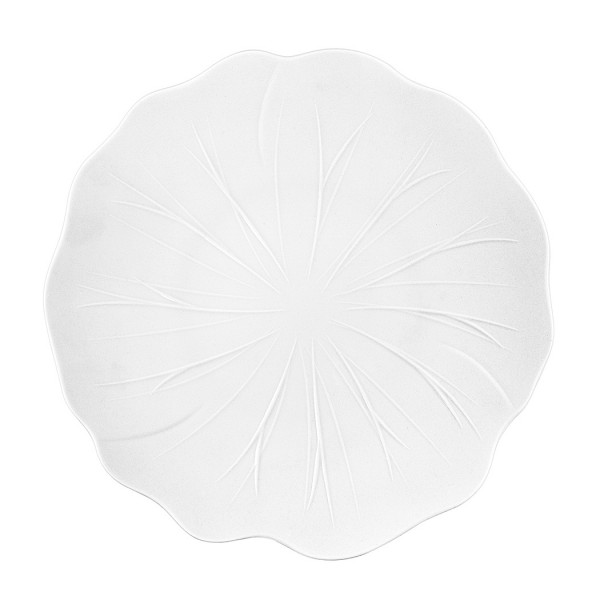 Assiette porcelaine Nervy plate Ø 29 cm (x 6)