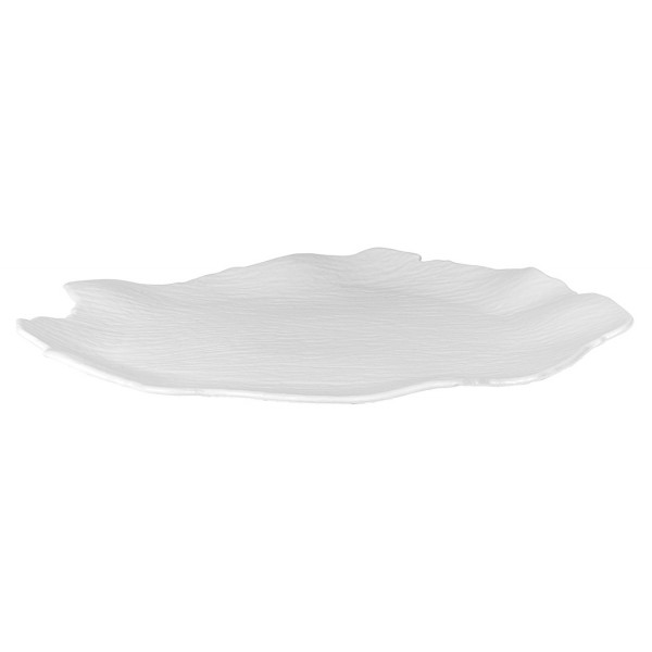 Assiette porcelaine Elysea plate 31 x 28.5 cm (x 2)