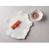 Assiette porcelaine Elysea plate 31 x 28.5 cm (x 2)