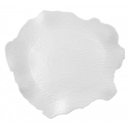 Assiette porcelaine Elysea plate 31 x 28.5 cm (x 2)