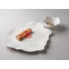 Assiette porcelaine Elysea plate 31 x 28.5 cm (x 2)