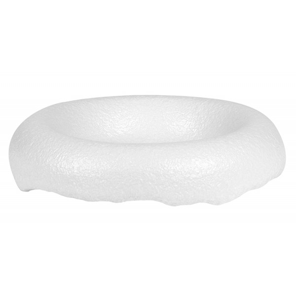 Assiette en grès mini Podium craquelé blanc Ø 16.5 cm (x 6)