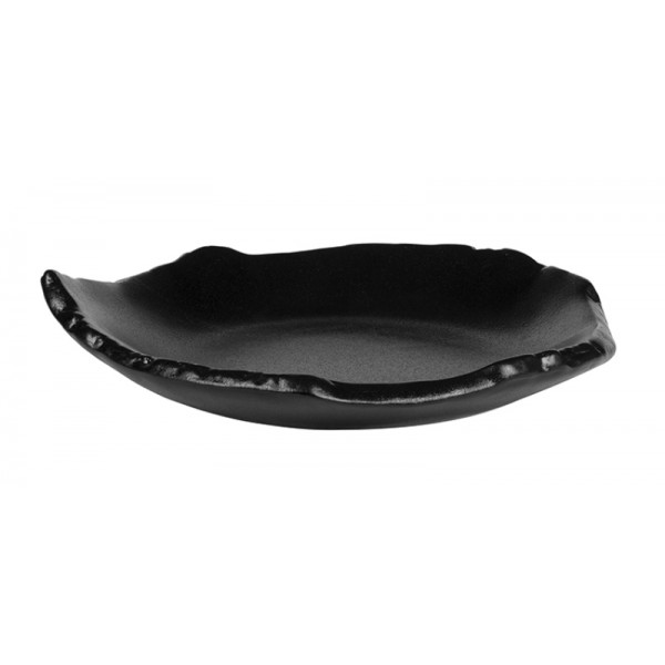 Assiette en grès Destructurée 20.7 x 20.4 cm (x 4)