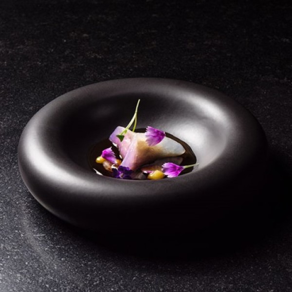 Assiette en grès Nuit Gourmet Podium creuse Ø 20.3 cm (x 2)