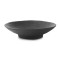Assiette porcelaine Yli Revol creuse noire brute Ø 27cm (x 4)