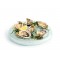 Assiette en verre pour la présentation de  6 huîtres Ø 26 cm 100%Chef (x 1)