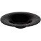 Assiette porcelaine Lumen noire creuse Ø 30 cm 70 cl (x 6)