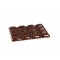 Assiette en verre 100% Chef, Tablette de chocolat noir 16 x 11 cm (x 1)