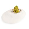 Assiette porcelaine 100%Chef, Big Rock motifs floraux 22 x 19 cm