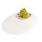 Assiette porcelaine 100%Chef, Big Rock motifs floraux 22 x 19 cm