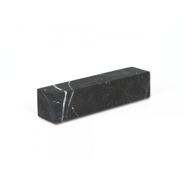 Bloc Podium en marbre noir 18 x 4 x 4 cm 100%Chef (x 2)