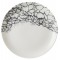 Assiette porcelaine Kintsugi accents Quartz black plate Ø 28 cm (x 12)