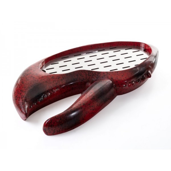Plat en résine pince de homard avec grille 60 x 32 cm 100%Chef (x 1)
