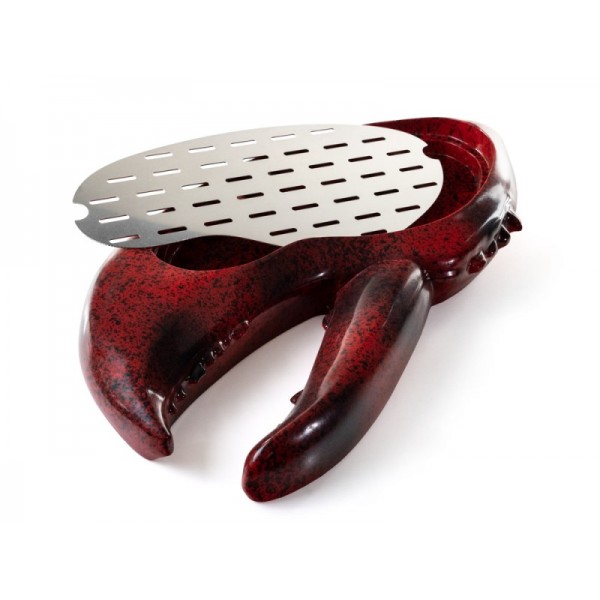 Plat en résine pince de homard avec grille 60 x 32 cm 100%Chef (x 1)