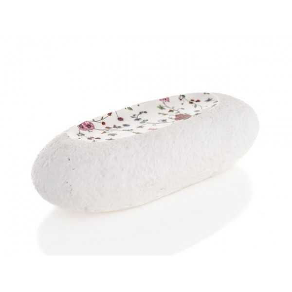 Assiette porcelaine 100%Chef, Small Rock motifs floraux 22 x 10 cm (x 1)