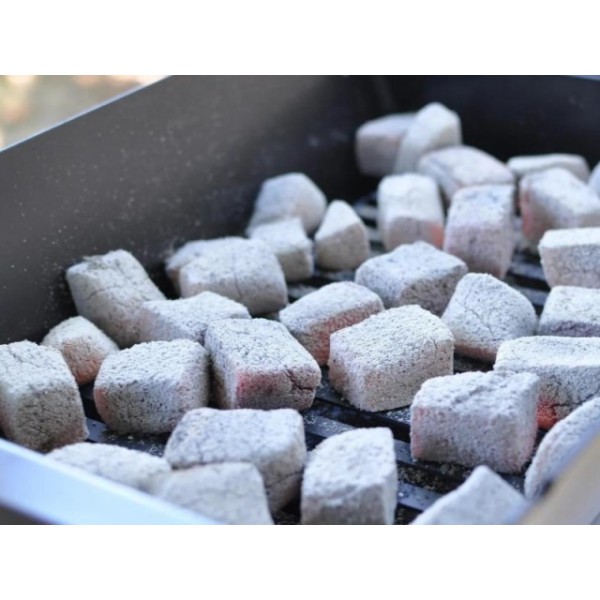 Charbon compacté de coquilles de noix de coco naturelles Caliu (10 kg)