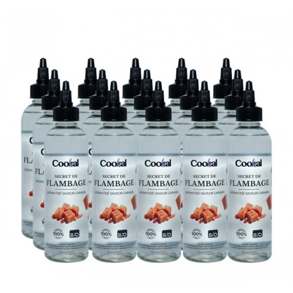 Secret de flambage BIO Cookal CARAMEL (200 ml x 15)