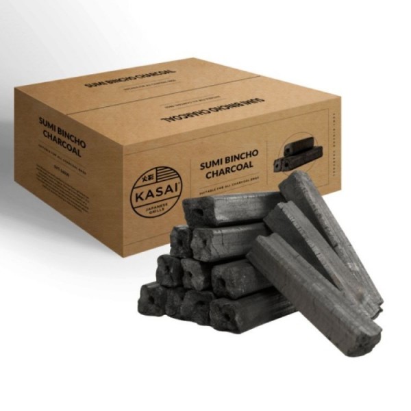 Charbon de bois Sumi Bincho pour les grils et barbecue Kasai 10 kg