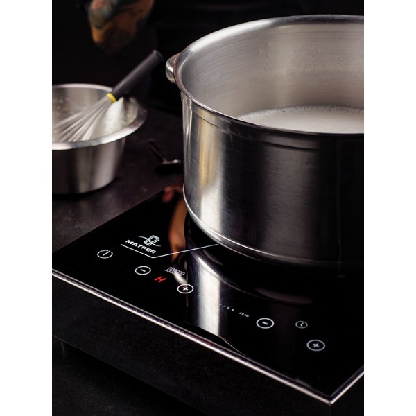 Plaque à induction 2.8 kw, vitrocéramique épaisseur 4 mm