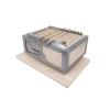Base isolante en vermiculite 30 x 40 cm pour barbecue Kasai Nano 