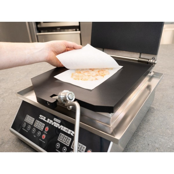 Plancha mécanique professionnelle de pressage et cuisson Slimmer 100%Chef