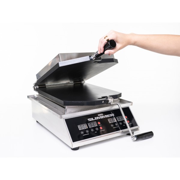 Plancha mécanique professionnelle de pressage et cuisson Slimmer 100%Chef