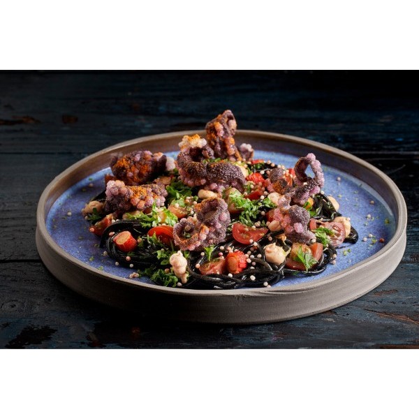 Chips à frire Kroepoek Didess forme poulpe saveur kimchi, 860 pièces