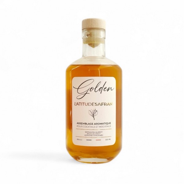Golden Latitude Safran nectar à cocktails sans alcool (50 cl)