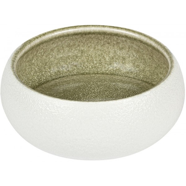 Bol en porcelaine Saveurs  28 cl Ø 11.5 cm émail réactif Olive (x 6)