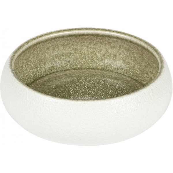 Bol en porcelaine Saveurs  50 cl Ø 14.5 cm émail réactif Olive (x 4)