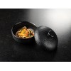 Cocotte mini ronde 30 cl Ø 11.5 cm en grès noir Matris (x 4)